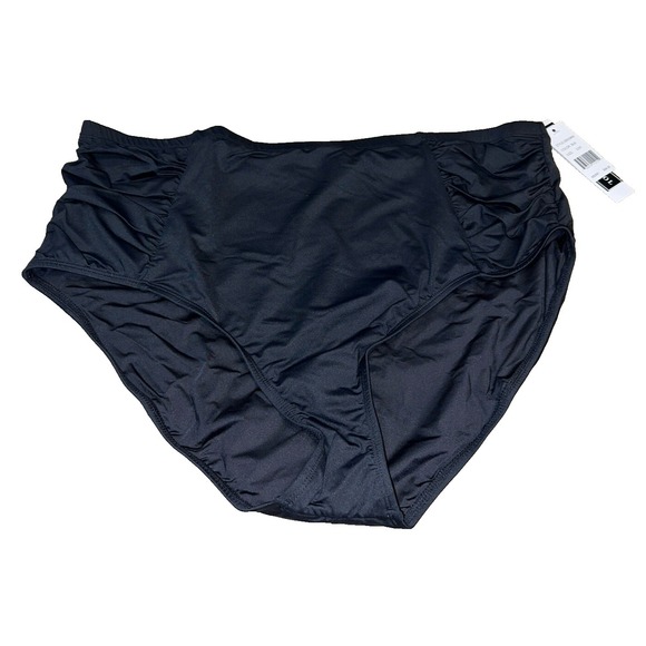 La Blanca Other - New La Blanca Womens Sz 22W Plus Black Swimwear High Waist Bottoms Tummy Control